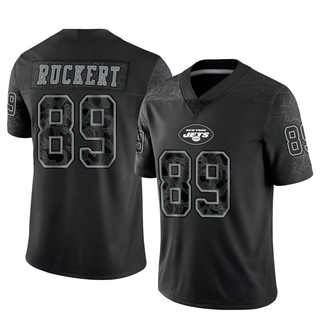 Limited Jeremy Ruckert Men's New York Jets Reflective Jersey - Black