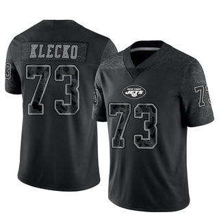 Limited Joe Klecko Men's New York Jets Reflective Jersey - Black
