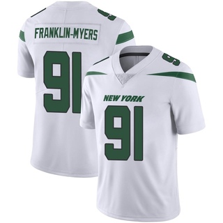 Limited John Franklin-Myers Men's New York Jets Spotlight Vapor Jersey - White