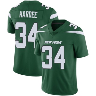 Limited Justin Hardee Men's New York Jets Gotham Vapor Jersey - Green