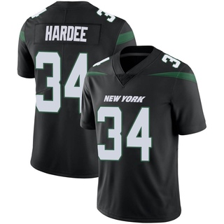 Limited Justin Hardee Men's New York Jets Stealth Vapor Jersey - Black