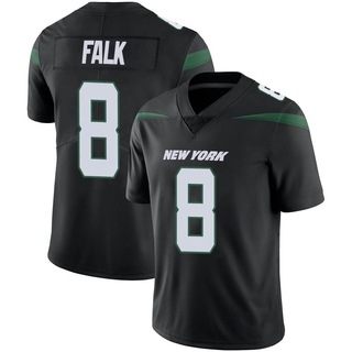 Limited Luke Falk Men's New York Jets Stealth Vapor Jersey - Black