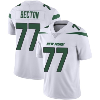 Limited Mekhi Becton Men's New York Jets Spotlight Vapor Jersey - White