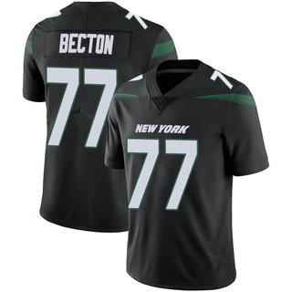 Limited Mekhi Becton Men's New York Jets Stealth Vapor Jersey - Black