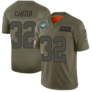 Limited Michael Carter Men's New York Jets 2019 Salute to Service Jersey - Camo