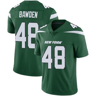 Limited Nick Bawden Men's New York Jets Gotham Vapor Jersey - Green