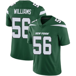 Limited Quincy Williams Men's New York Jets Gotham Vapor Jersey - Green