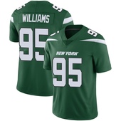 Limited Quinnen Williams Youth New York Jets Gotham Vapor Jersey - Green