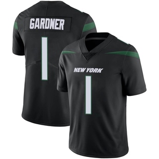 Limited Sauce Gardner Men's New York Jets Stealth Vapor Jersey - Black