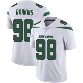Limited Sheldon Rankins Men's New York Jets Spotlight Vapor Jersey - White