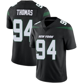Limited Solomon Thomas Men's New York Jets Stealth Vapor Jersey - Black