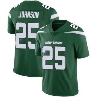 Limited Ty Johnson Men's New York Jets Gotham Vapor Jersey - Green