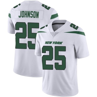 Limited Ty Johnson Men's New York Jets Spotlight Vapor Jersey - White