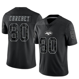 Limited Wayne Chrebet Men's New York Jets Reflective Jersey - Black