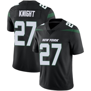 Limited Zonovan Knight Men's New York Jets Stealth Vapor Jersey - Black