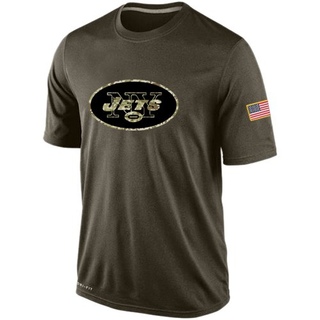 Men's New York Jets Salute To Service KO Performance Dri-FIT T-Shirt - Olive